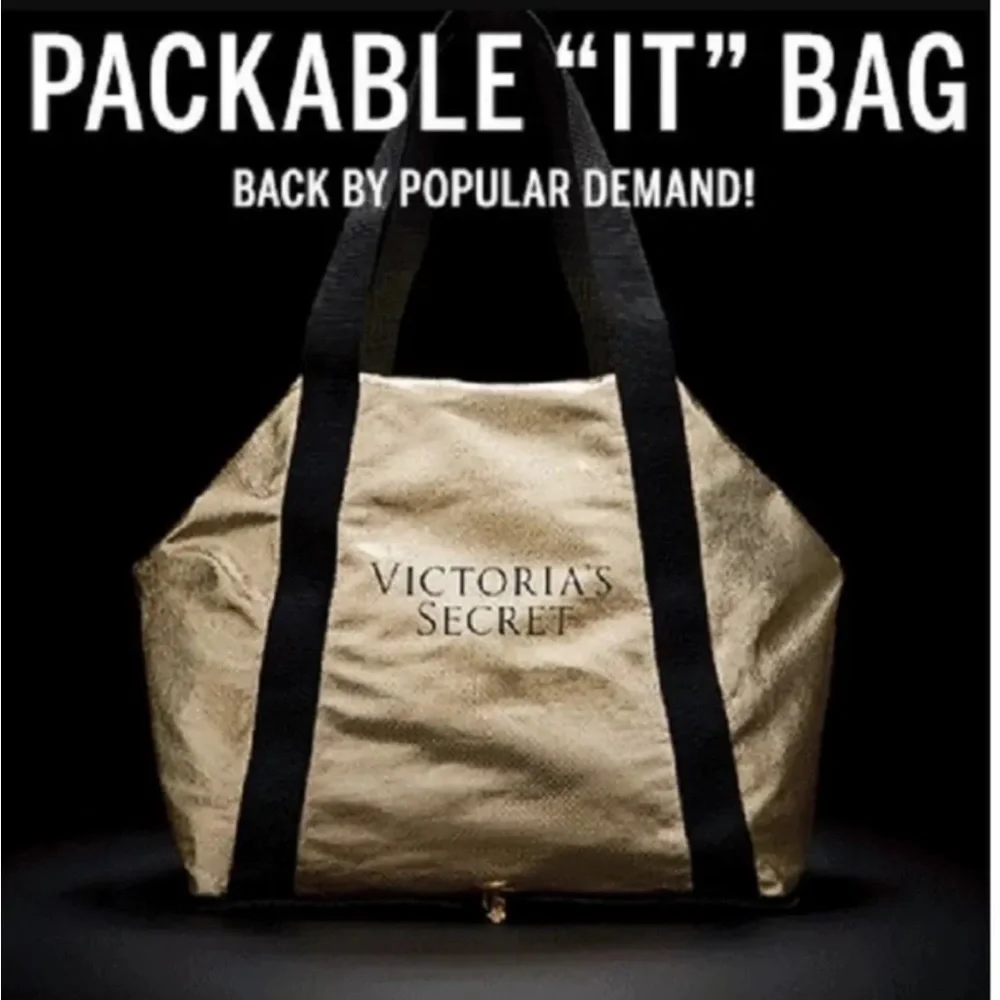 Victoria’s Secret Packable “IT” Bag Travel Gym Weekender Tote_2